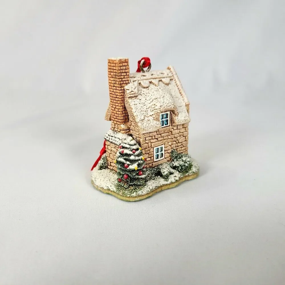 Vintage Lilliput Lane Robin Cottage 1993 Christmas Ornament House Cottagecore